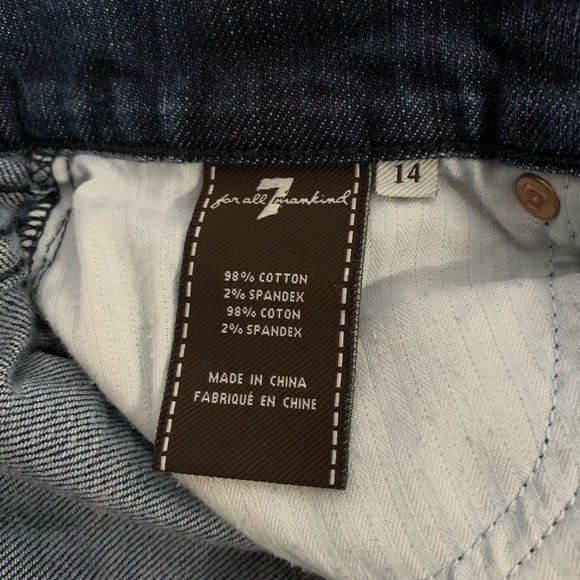7 For All Mankind Roxanne Jeans Sz 14 - Picture 6 of 7